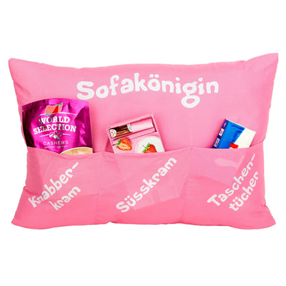 Kissen "Sofakönigin" 49x35 cm