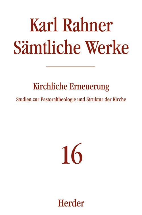 Karl Rahner Sämtliche Werke (Karl Rahner)