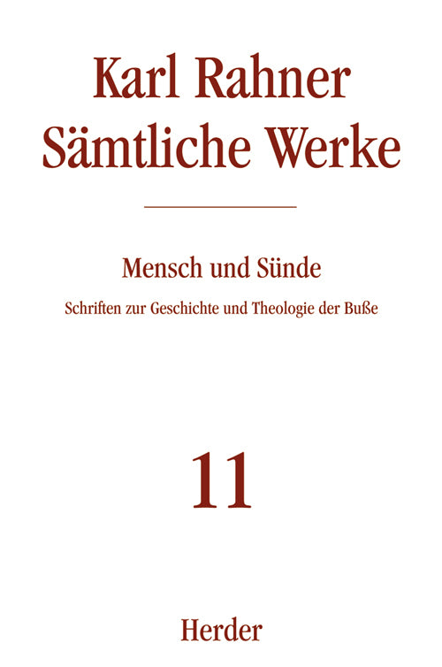 Karl Rahner Sämtliche Werke (Karl Rahner)