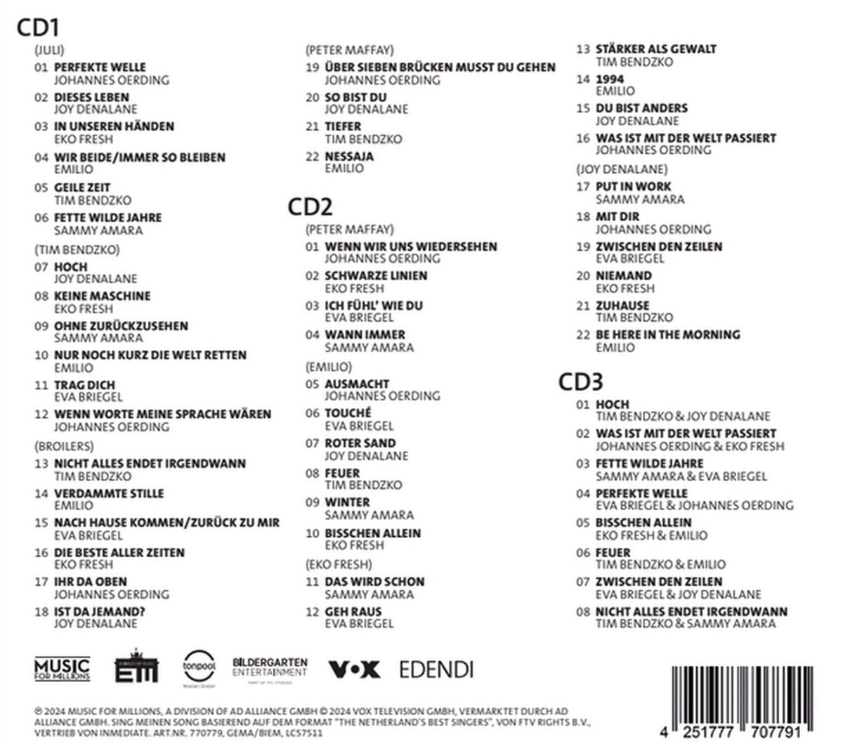 Sing meinen Song - Das Tauschkonzert Vol. 11 (3 CDs)