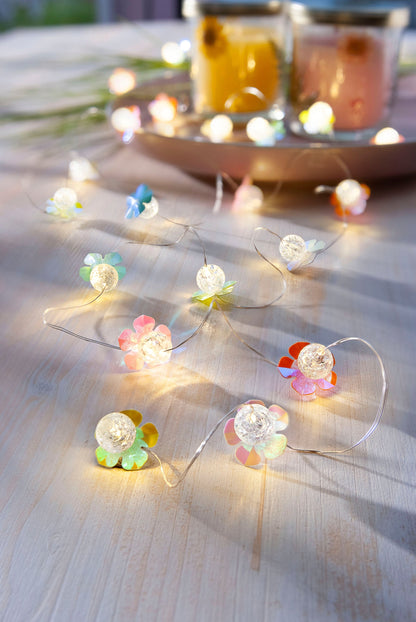LED-Lichterkette "Blüten" 20 LEDs