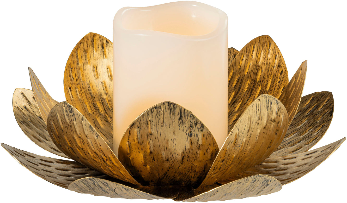 Solar-Kerzen "Lotusblume" 2er-Set