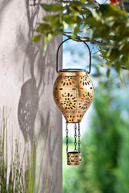 Solar-Dekohänger "Heissluftballon" 32 cm