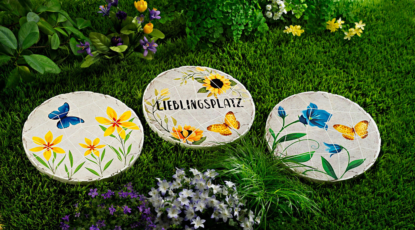 Trittsteine "Mosaik" 3er-Set