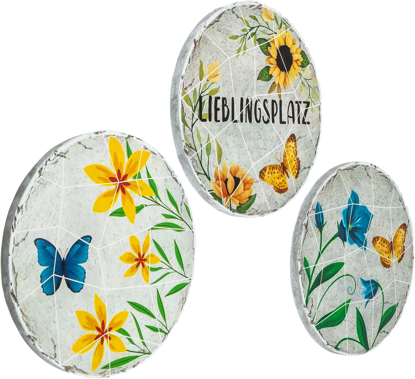 Trittsteine "Mosaik" 3er-Set