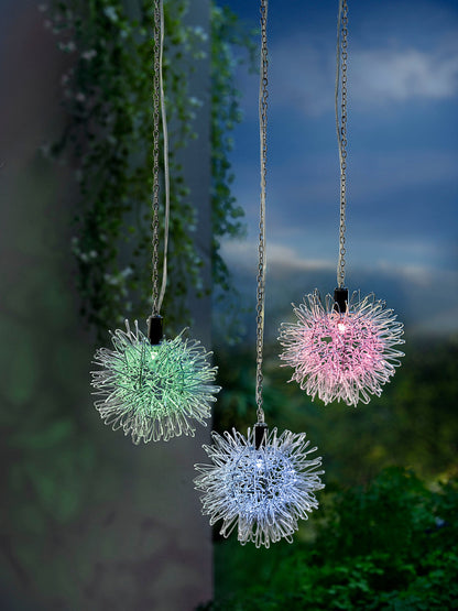 Solar-Hängedeko "Fiore" 3er-Set