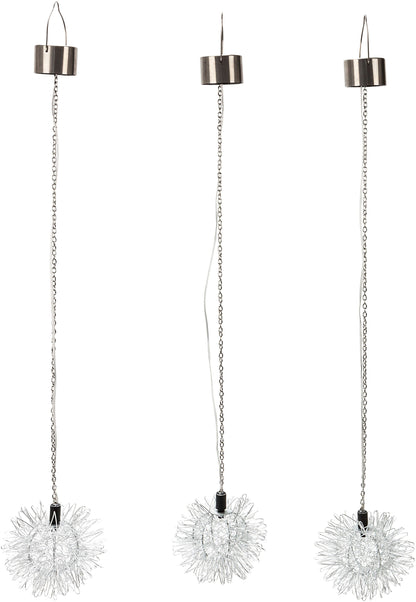 Solar-Hängedeko "Fiore" 3er-Set