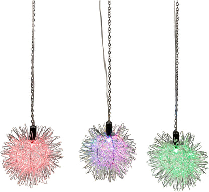 Solar-Hängedeko "Fiore" 3er-Set