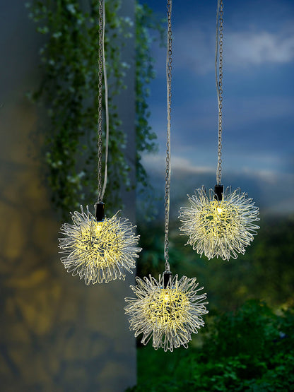 Solar-Hängedeko "Fiore" 3er-Set