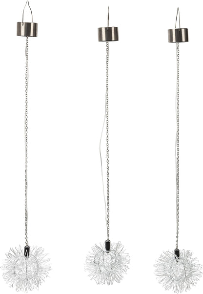 Solar-Hängedeko "Fiore" 3er-Set