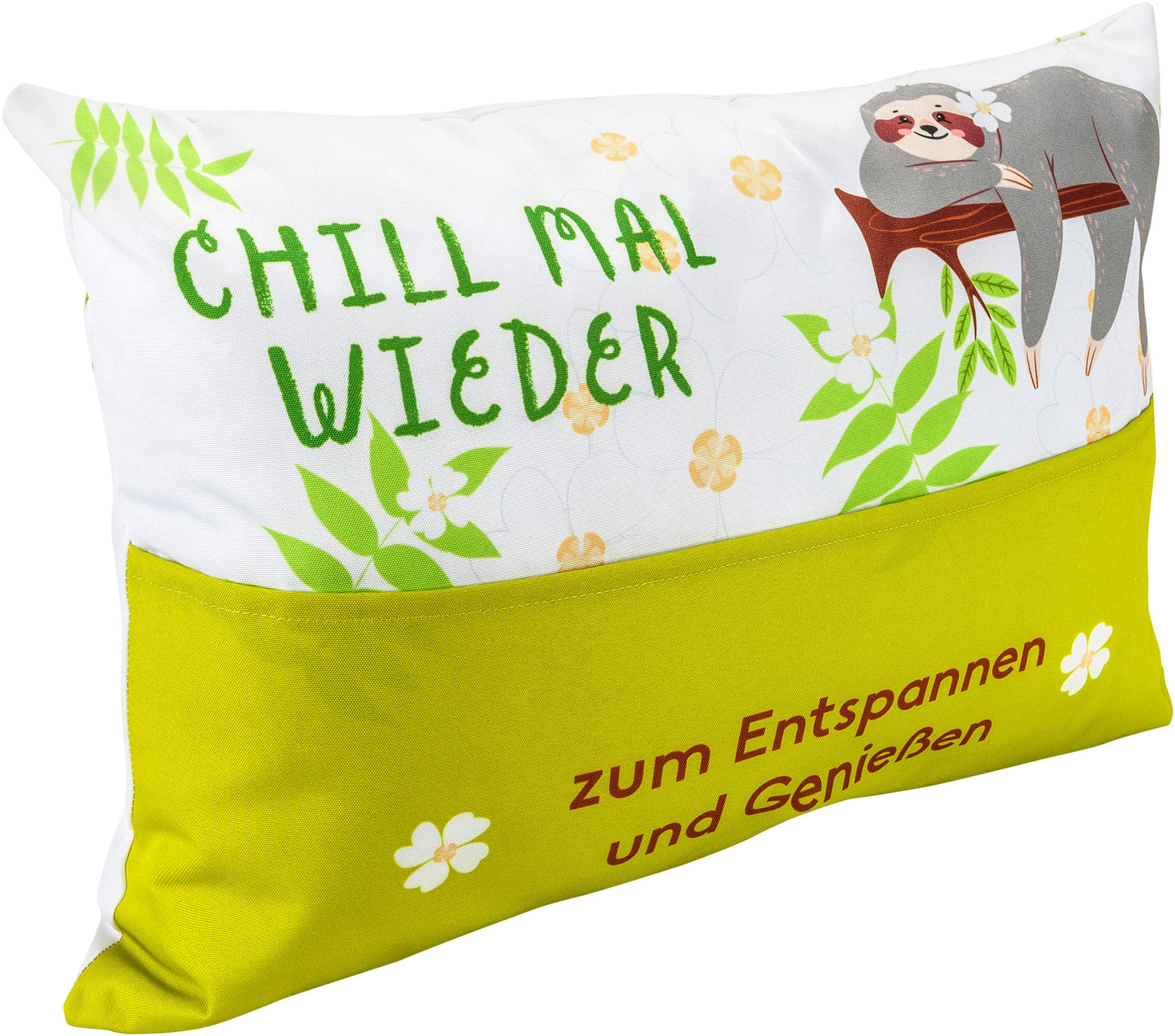 Outdoor Kissen "Chill mal wieder" 49x35cm