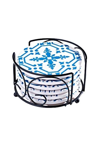 Untersetzer "Maritim" 6er-Set inkl. Ständer