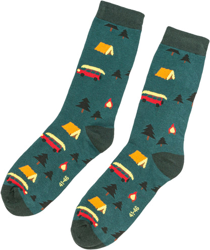 Lustige Socken "Camping" 2er-Pack