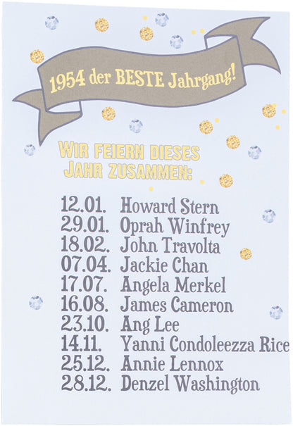 Wundertüte (Ausführung: 70. Geburtstag) 1954