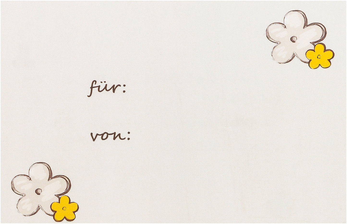 LED-Dekoleuchte "Flower" mit Grusskarte