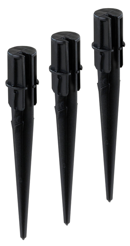 Bambus Solar Flammen Leuchte, 3er-Set