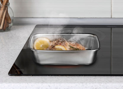 Edelstahl-Frischhaltedosen, 8-teiliges Set