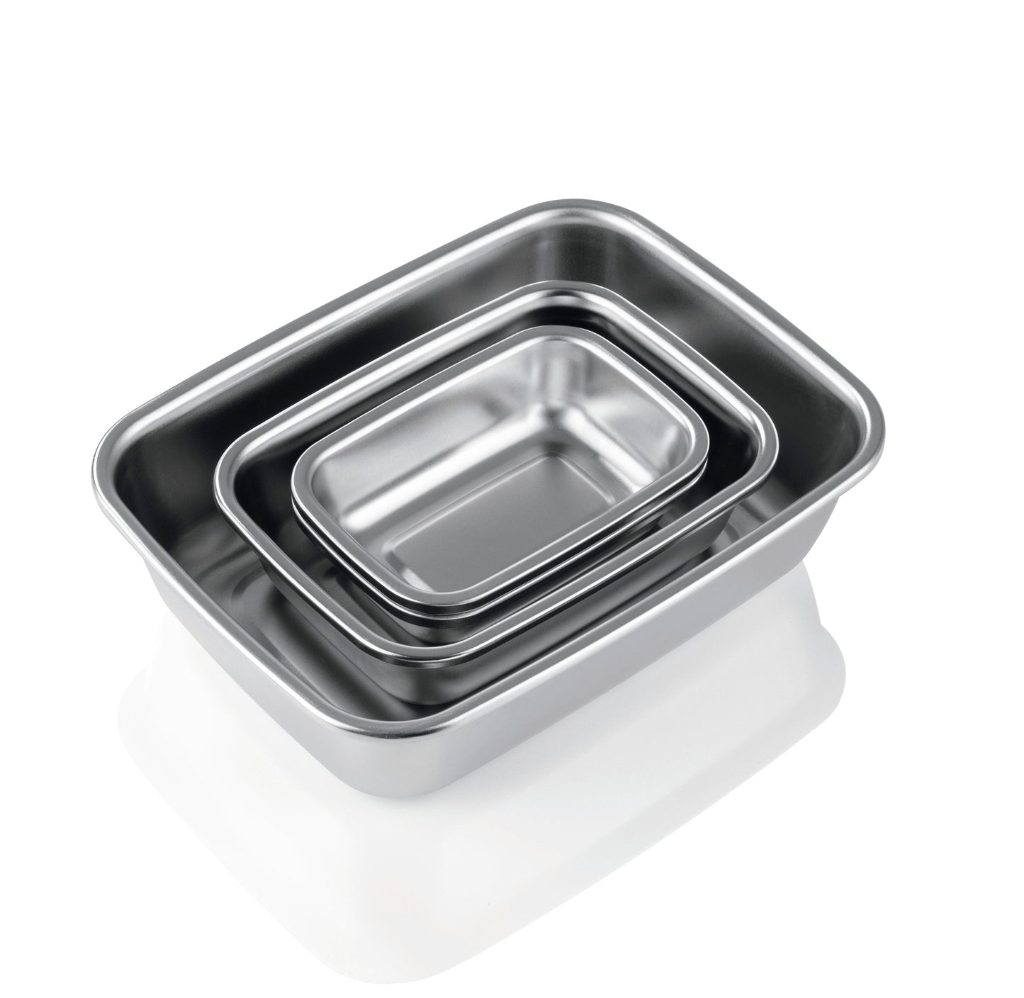 Edelstahl-Frischhaltedosen, 8-teiliges Set