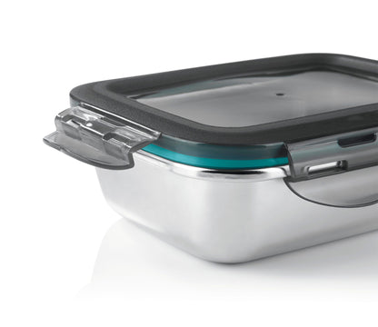 Edelstahl-Frischhaltedosen, 8-teiliges Set