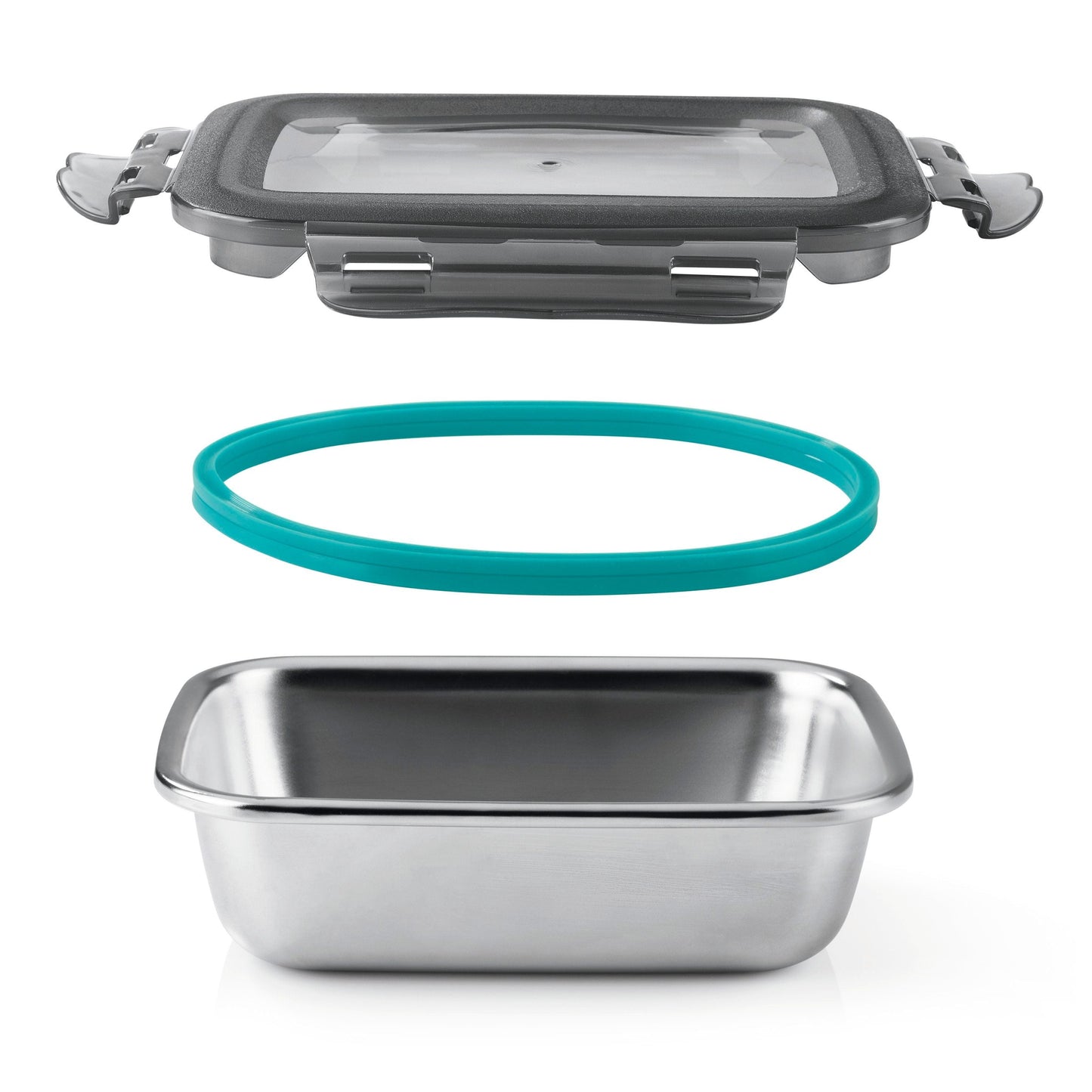 Edelstahl-Frischhaltedosen, 8-teiliges Set