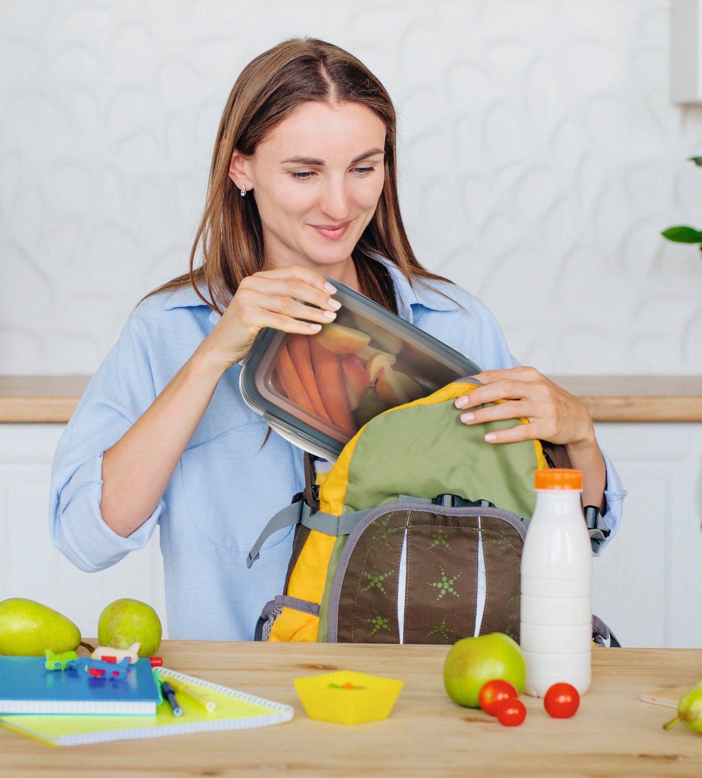 Edelstahl-Frischhaltedosen, 8-teiliges Set