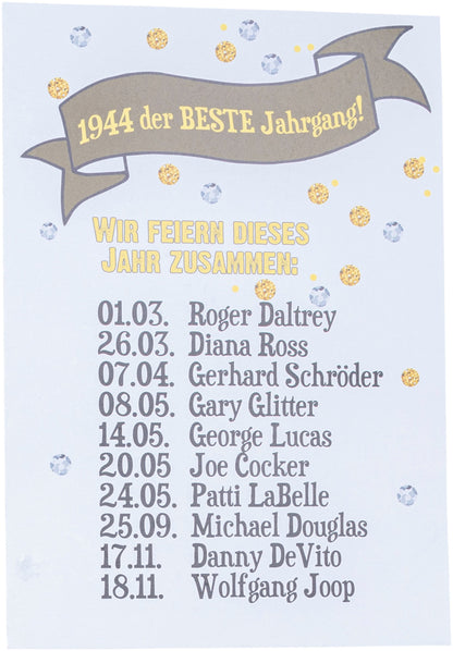Wundertüte (Ausführung: 80. Geburtstag) 1944