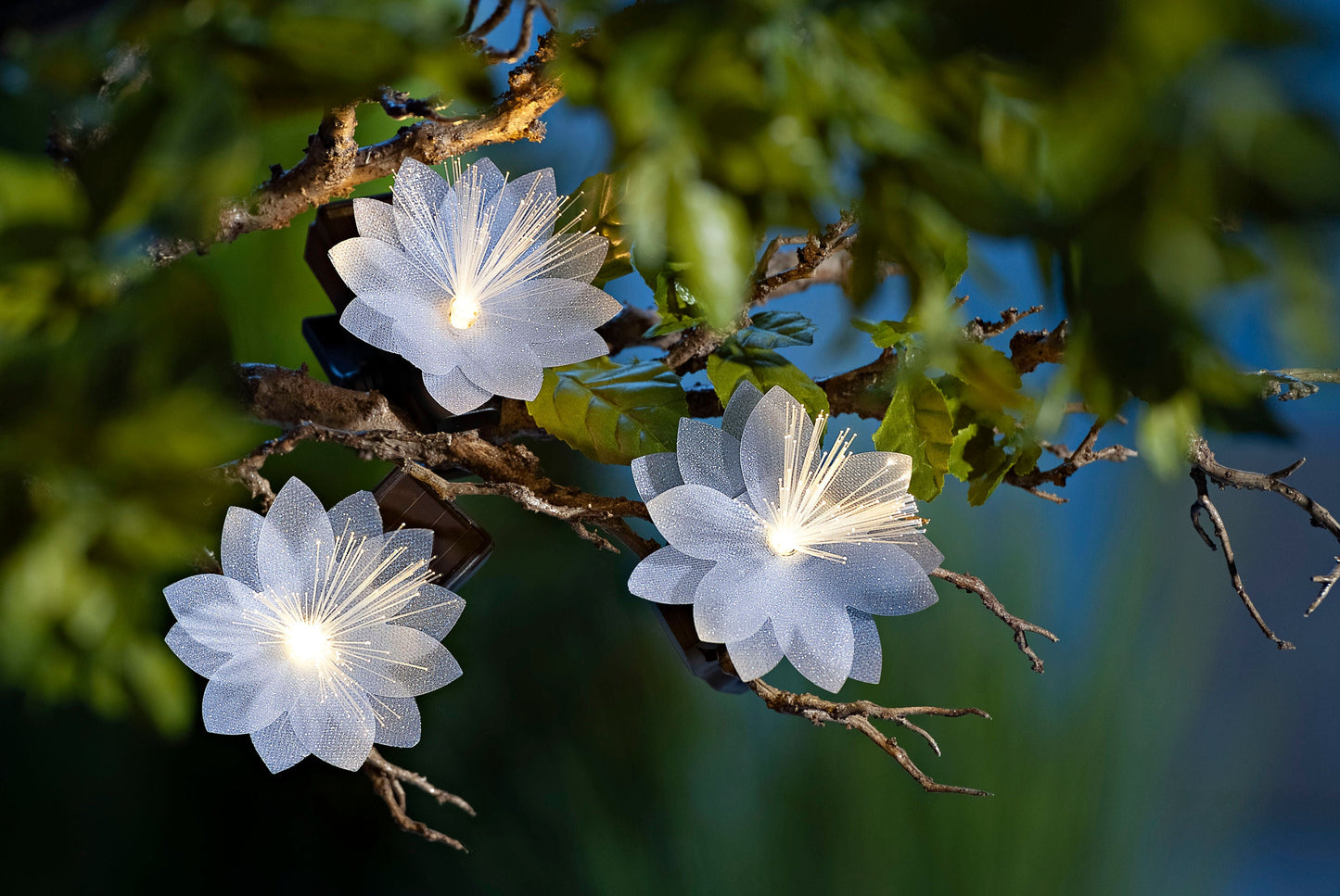 Solar-Clips "Flower" 3er-Set