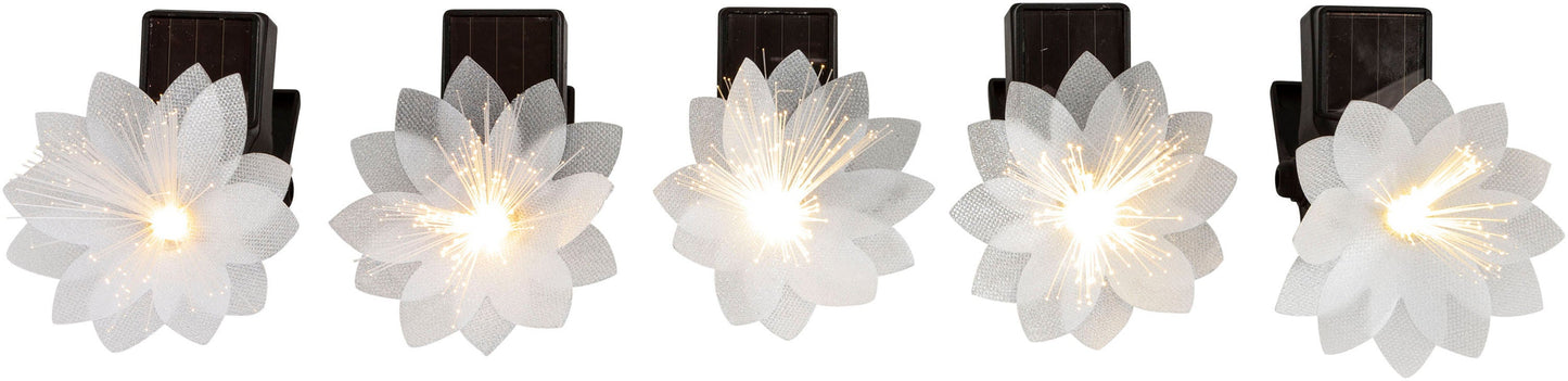 Solar-Clips "Flower" 3er-Set