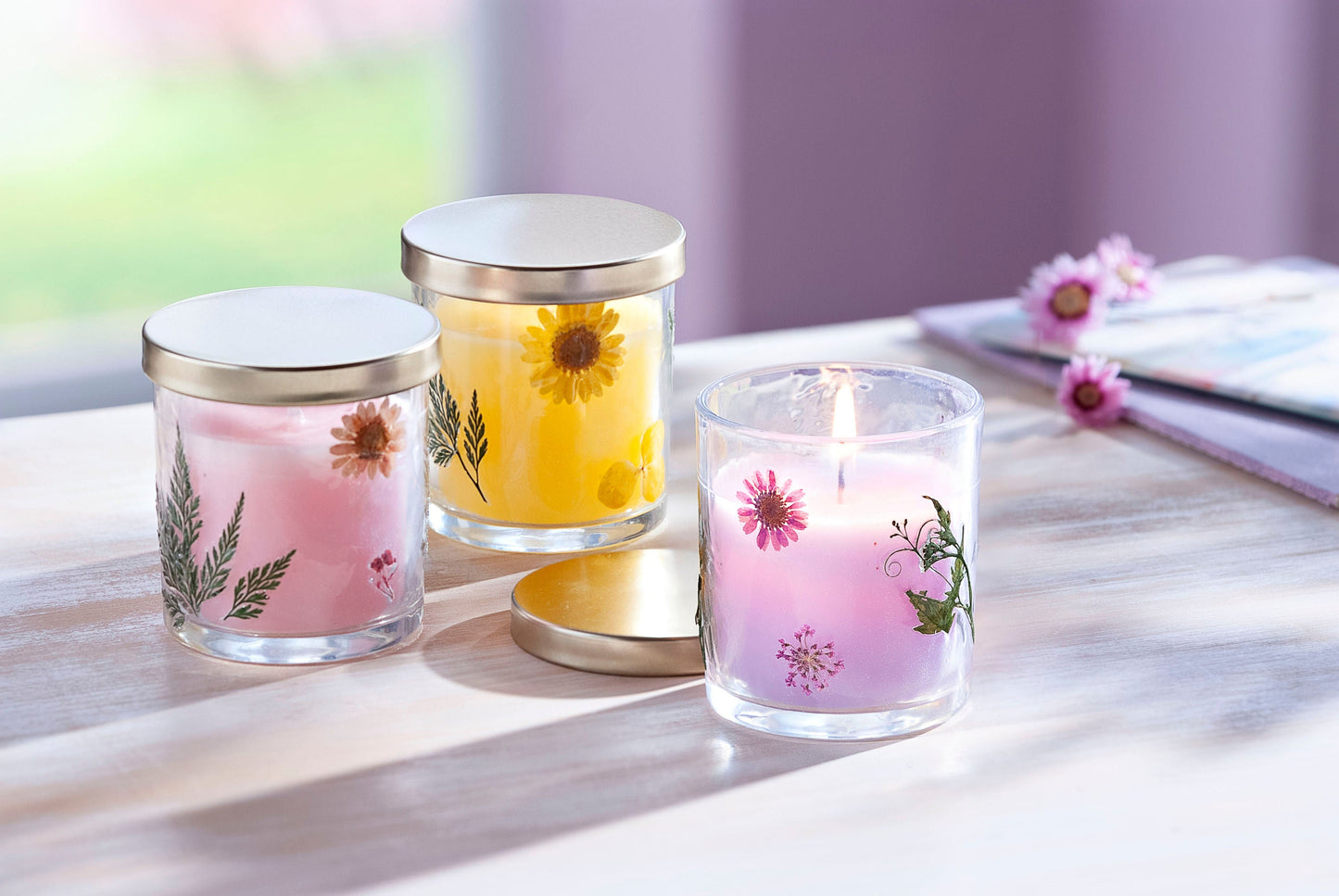 Duftkerzen im Glas "Blossom" 3er-Set