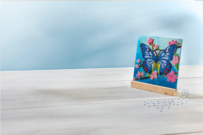 Diamond Painting mit Kartenhalter 15 x 15 cm, 4er-Set