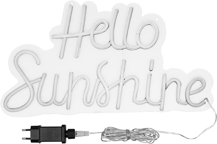 LED-Schriftzug "Hello Sunshine"