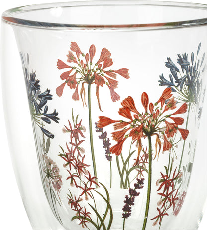 Doppelwandige Gläser "Blumenfest" 3er-Set
