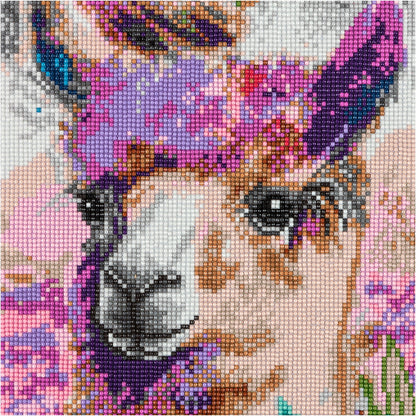 Diamond Painting "Alpaka Philomena" 40 x 50 cm