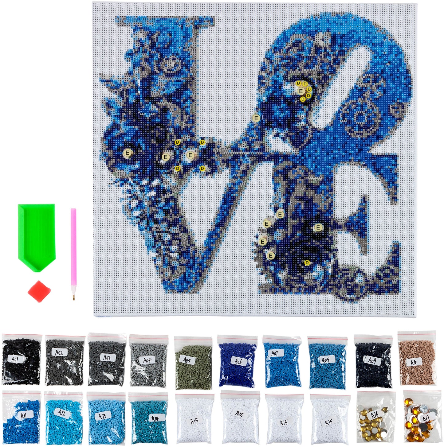 Diamond Painting "Love" 40 x 40 cm