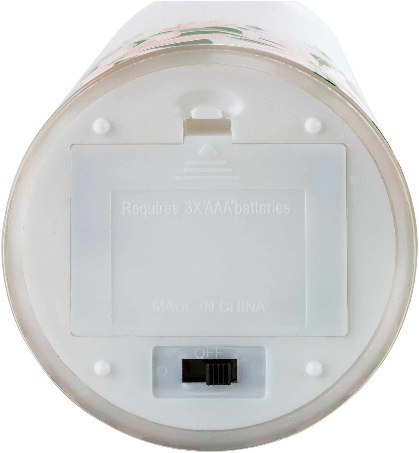 LED-Kerzen "Magnolie" im Glas, 3er-Set