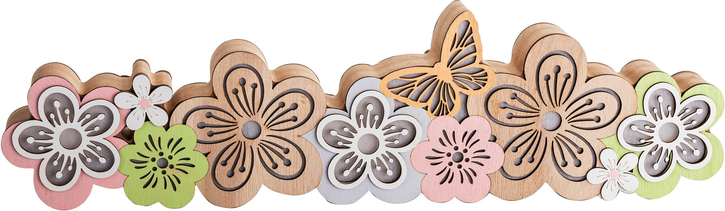 LED-Holzdeko "Fiorito" 50cm