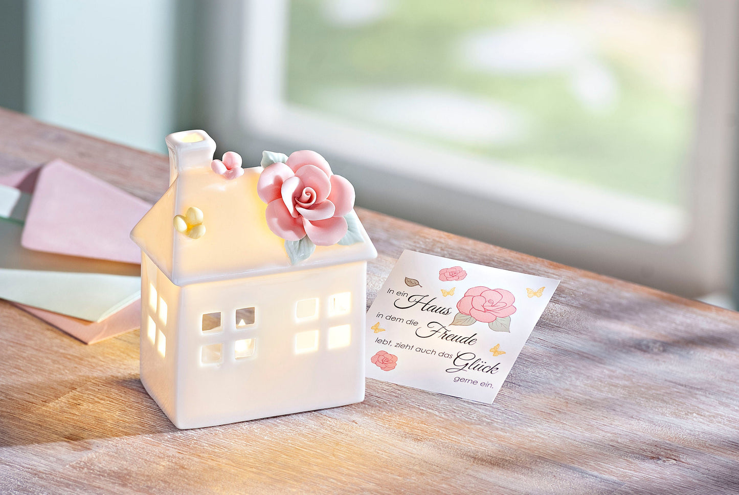 Geschenkset "Dekohäuschen" 10 x 13 cm