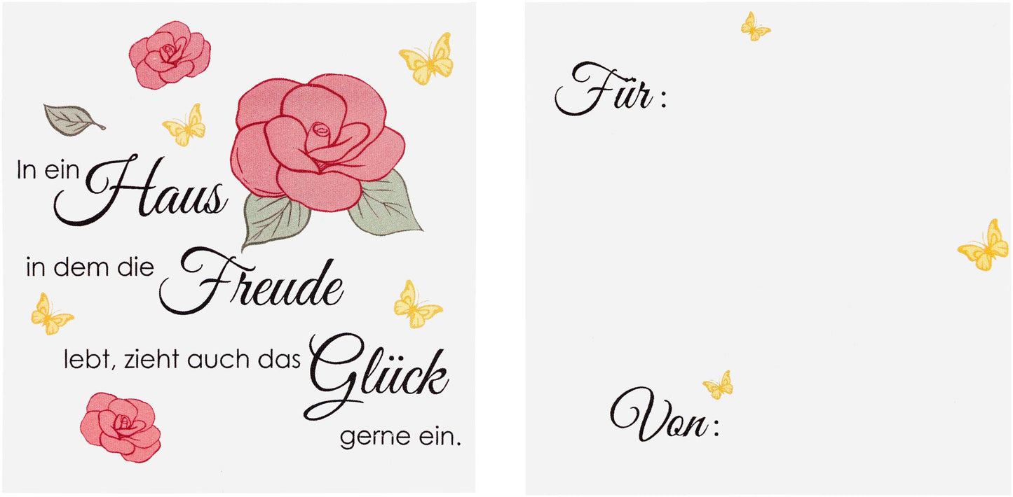 Geschenkset "Dekohäuschen" 10 x 13 cm