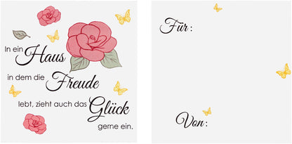 Geschenkset "Dekohäuschen" 10 x 13 cm