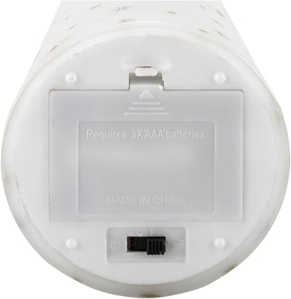 LED-Kerzen im Glas 'Sky' 3er-Set