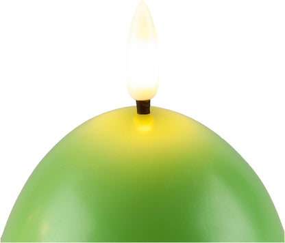 LED-Kerzen "Ei" 3er-Set (Farbe: grün)