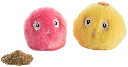 Katzenspielzeug "Plüschball" 2er-Set