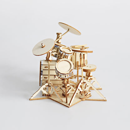 3D Holzpuzzle "Drum Kit"