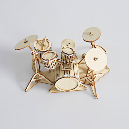 3D Holzpuzzle "Drum Kit"