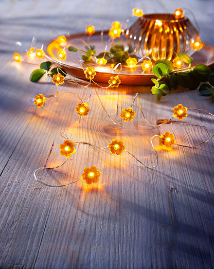 LED-Lichterkette "Piccoli Fiori" 30 LEDs
