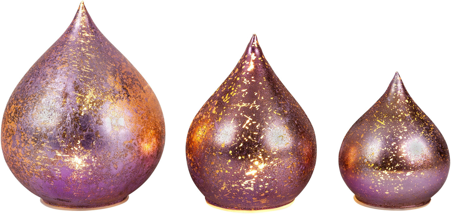 LED-Dekoleuchten "Goccia" 3er-Set