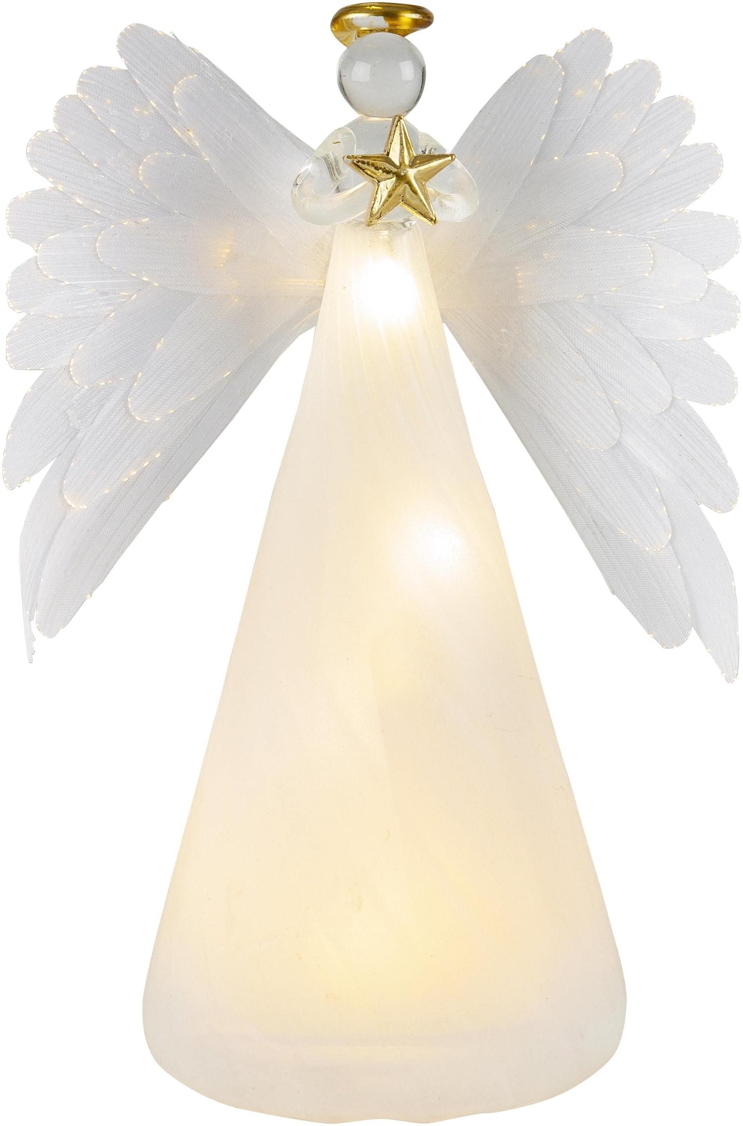 Geschenkset LED-Engel "Grazia" mit Grusskarte