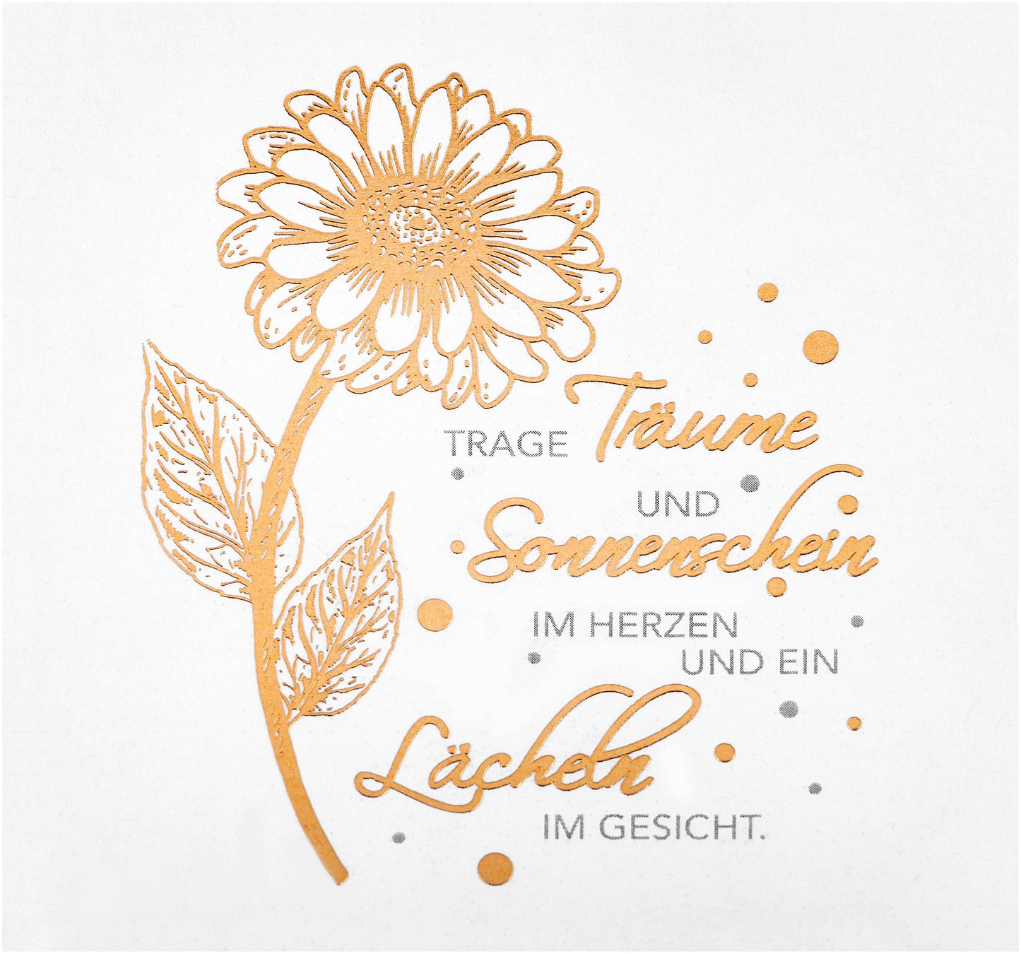 Geschenkset LED-Echtwachskerze "Sonnenschein"