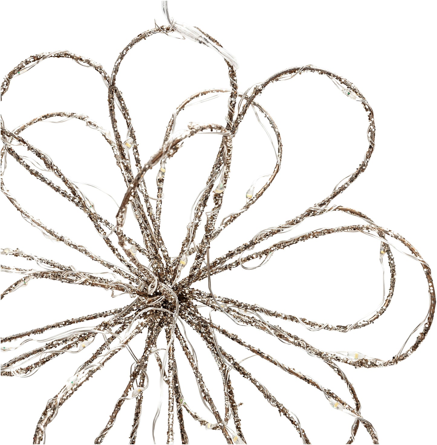 LED-Hängedeko "Goldflower" (Grösse: 30 LEDs)