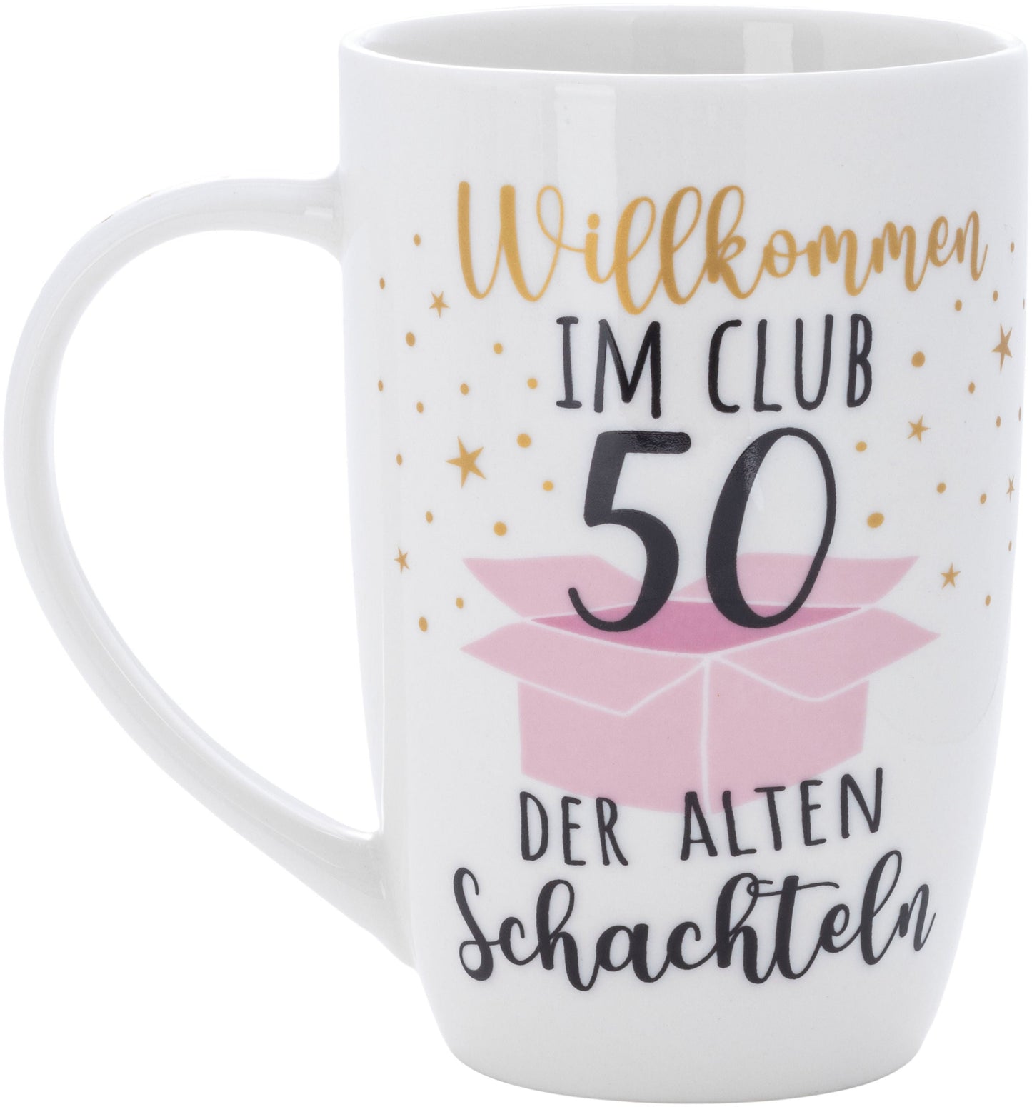 Tasse "Club der alten Schachteln" (Alter: 50 Jahre)